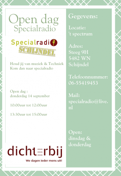 Special Radio, Open dag