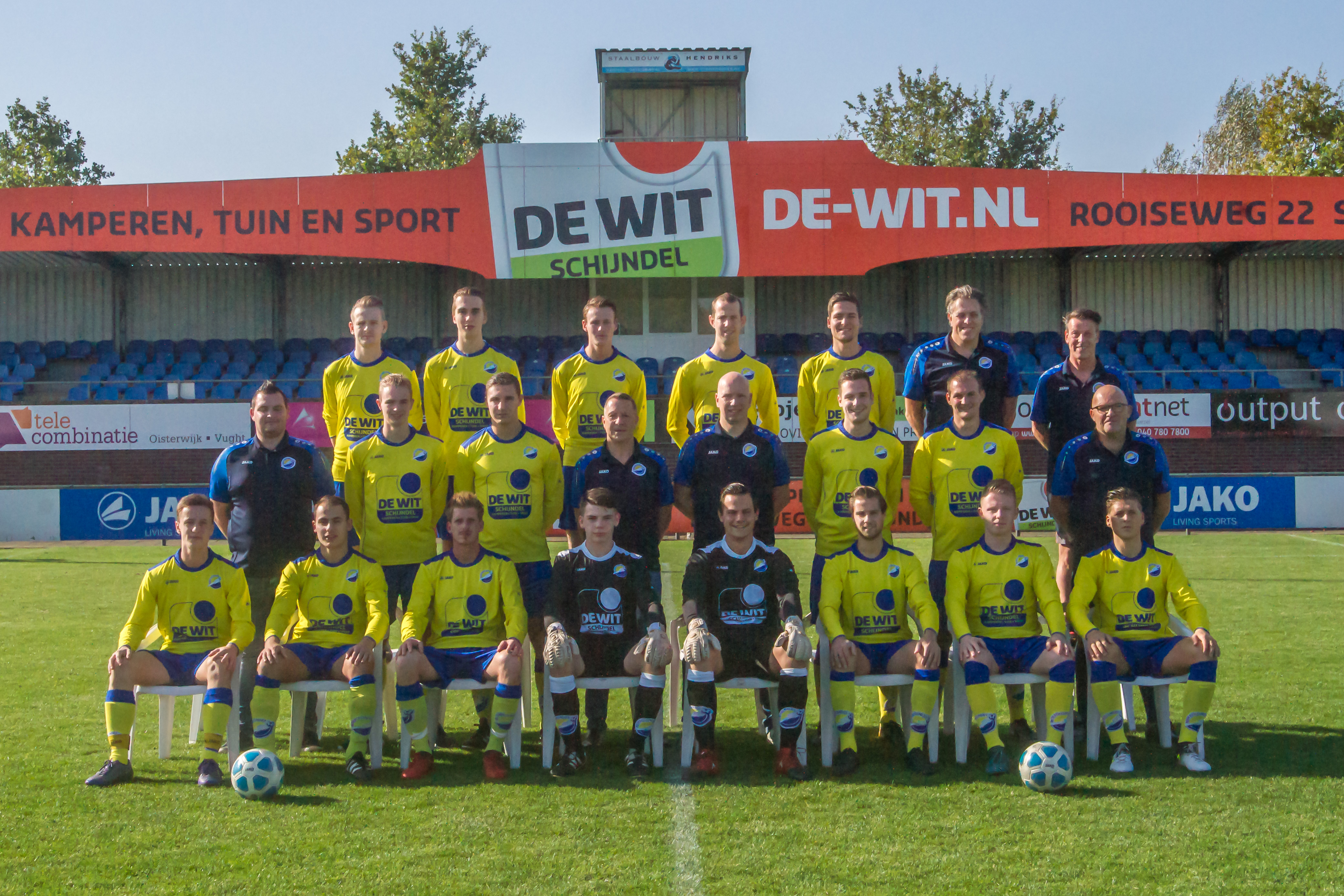 Teamfoto RKSV Schijndel 2017 - 2018