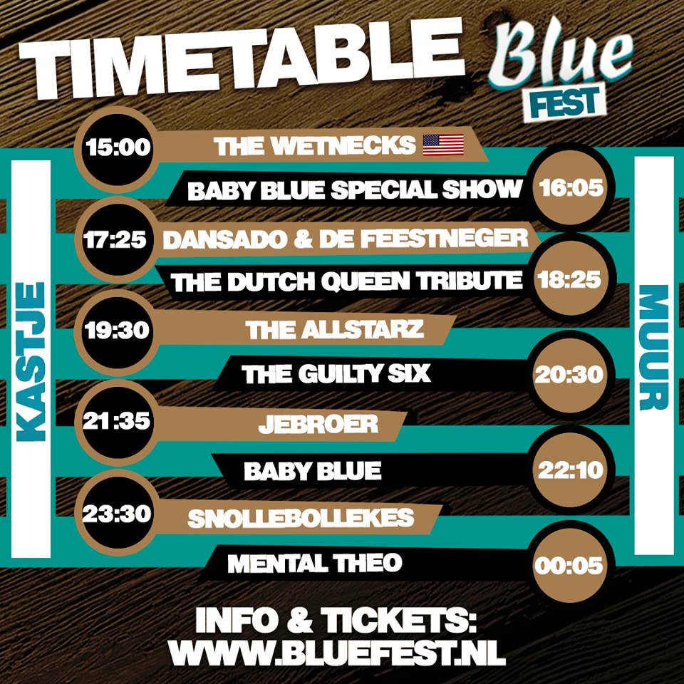 timetable bluefest