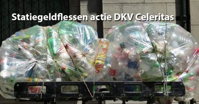 Statiegeldflessen actie DKV Celeritas