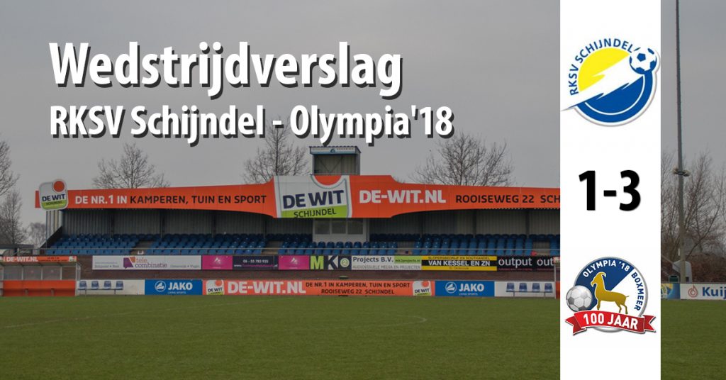 Wedstrijdverslag wedstrijd RKSV Schijndel - Olympia