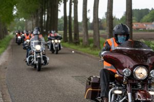 motorrijders in wijbosch