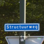 structuurweg straatnaambord