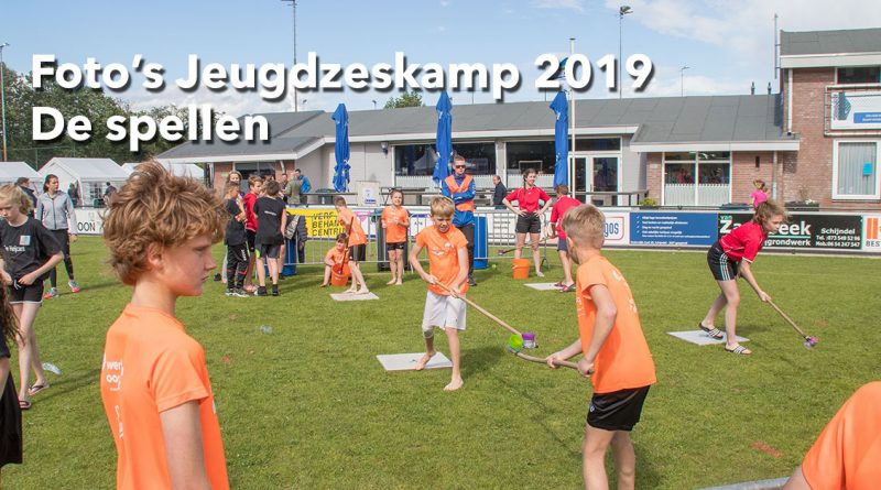 Foto's jeugdzeskamp Schijndel 2019 de spellen