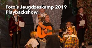 Foto's jeugdzeskamp Schijndel 2019 playbackshow
