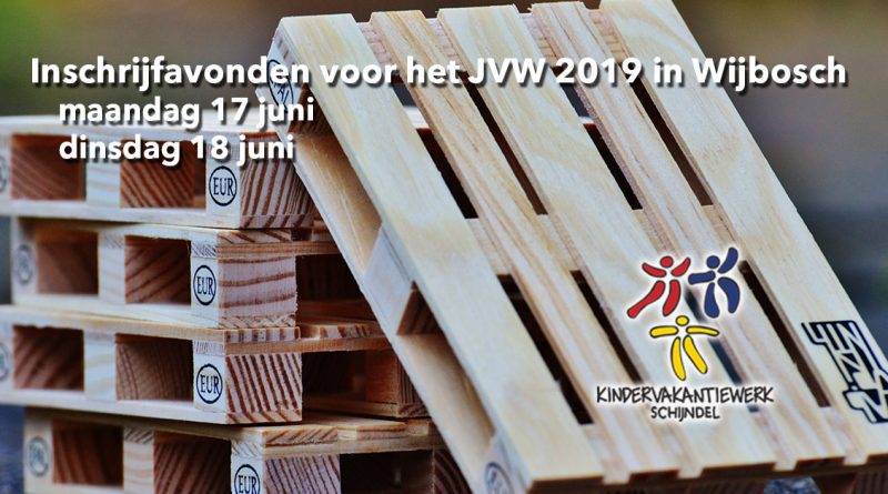 Inschrijfavonden voor het JVW 2019 in Wijbosch
