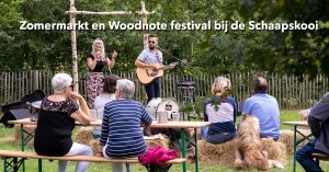 foto's Zomermarkt en Woodnote festival bij de Schaapskooi