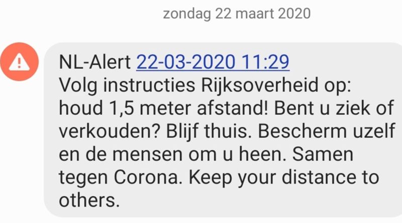 NL Alert corona